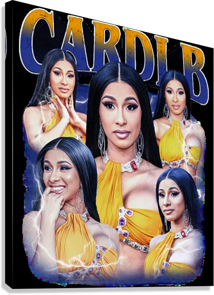 Cardi B 33 Canvas Print