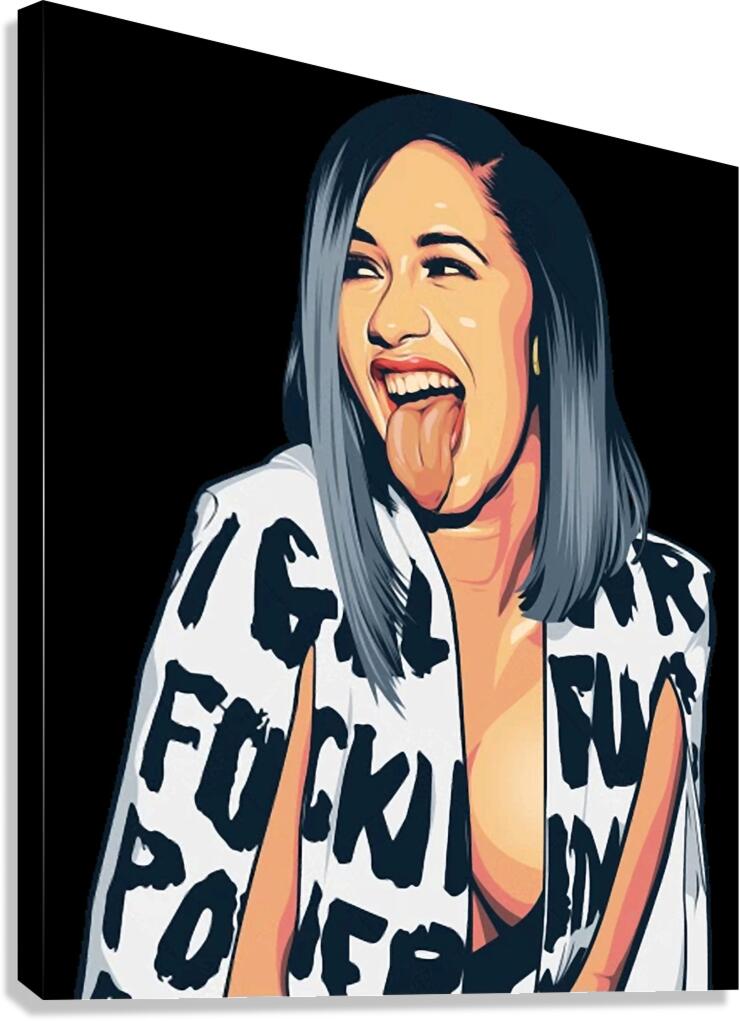 Cardi B 35 Canvas Print