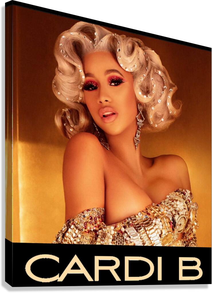 Cardi B 41 Canvas Print