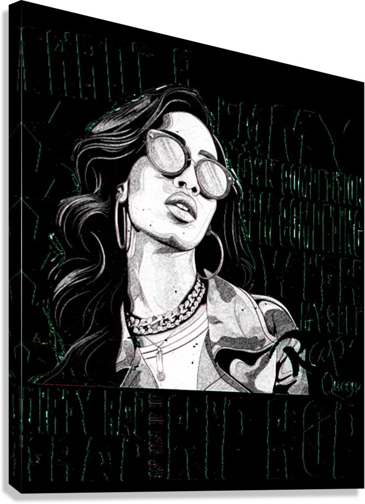 Cardi B 42 Canvas Print
