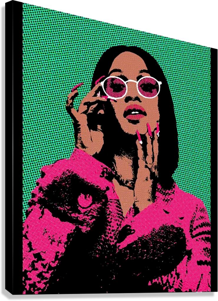 Cardi B 43 Canvas Print