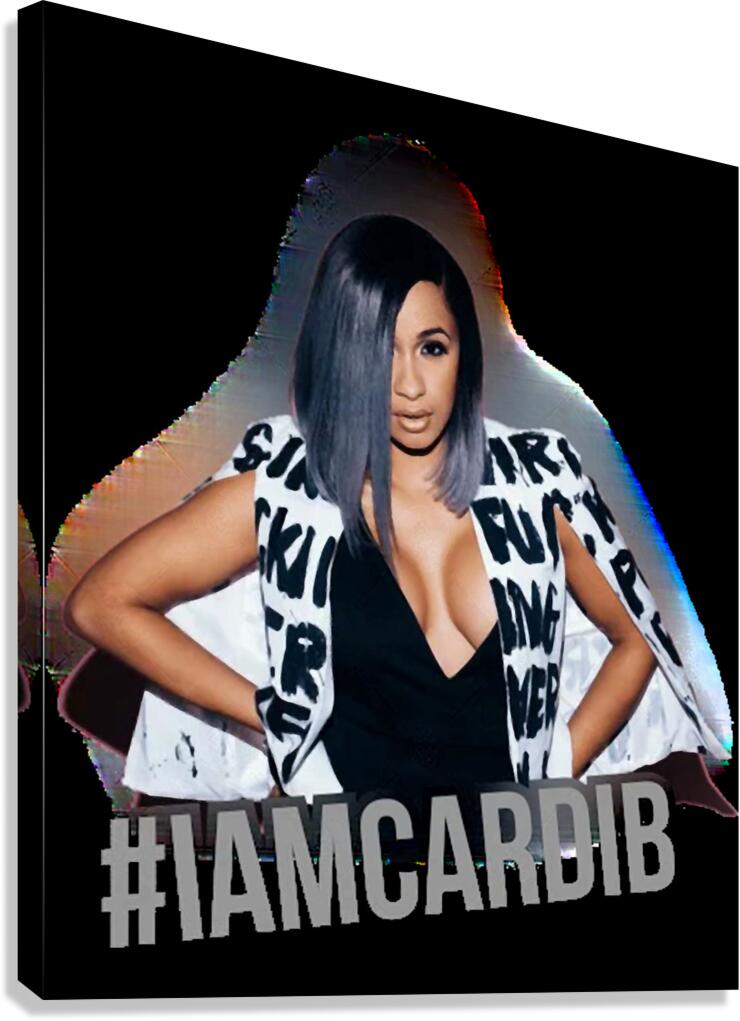 Cardi B 53 Canvas Print