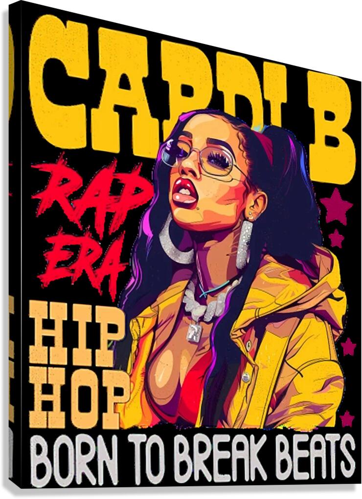Cardi B 59 Canvas Print