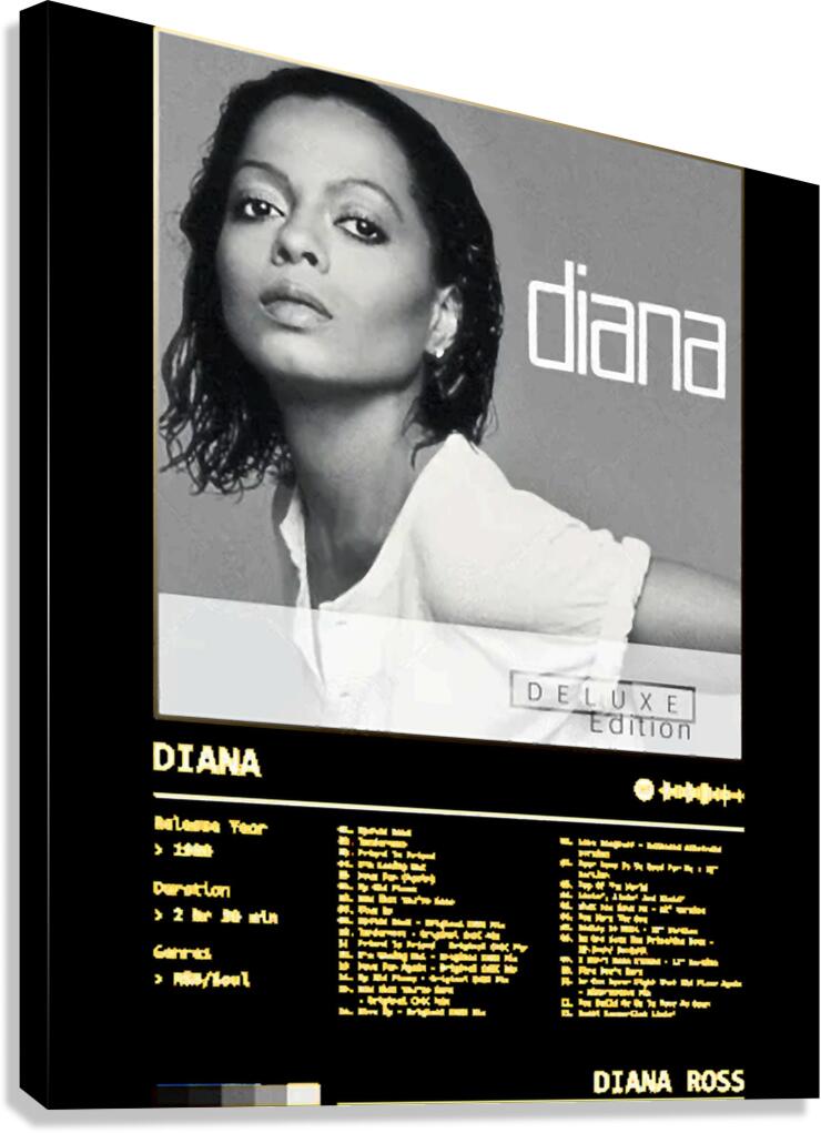 Diana Ross 2 Canvas Print