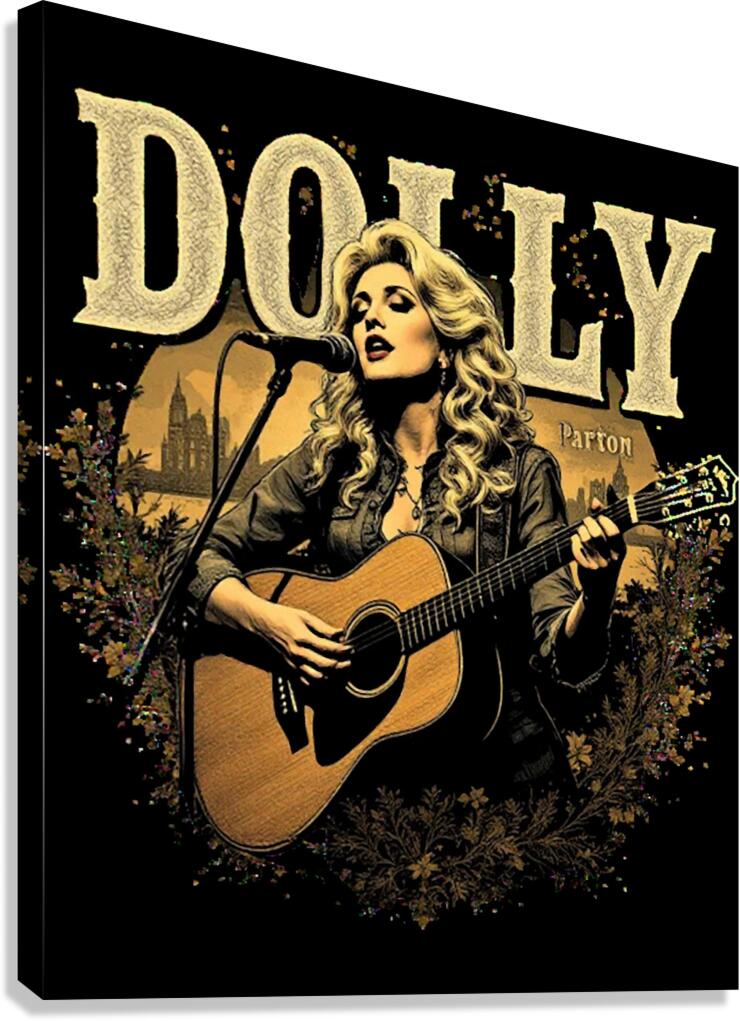 Dolly Parton 37 Canvas Print