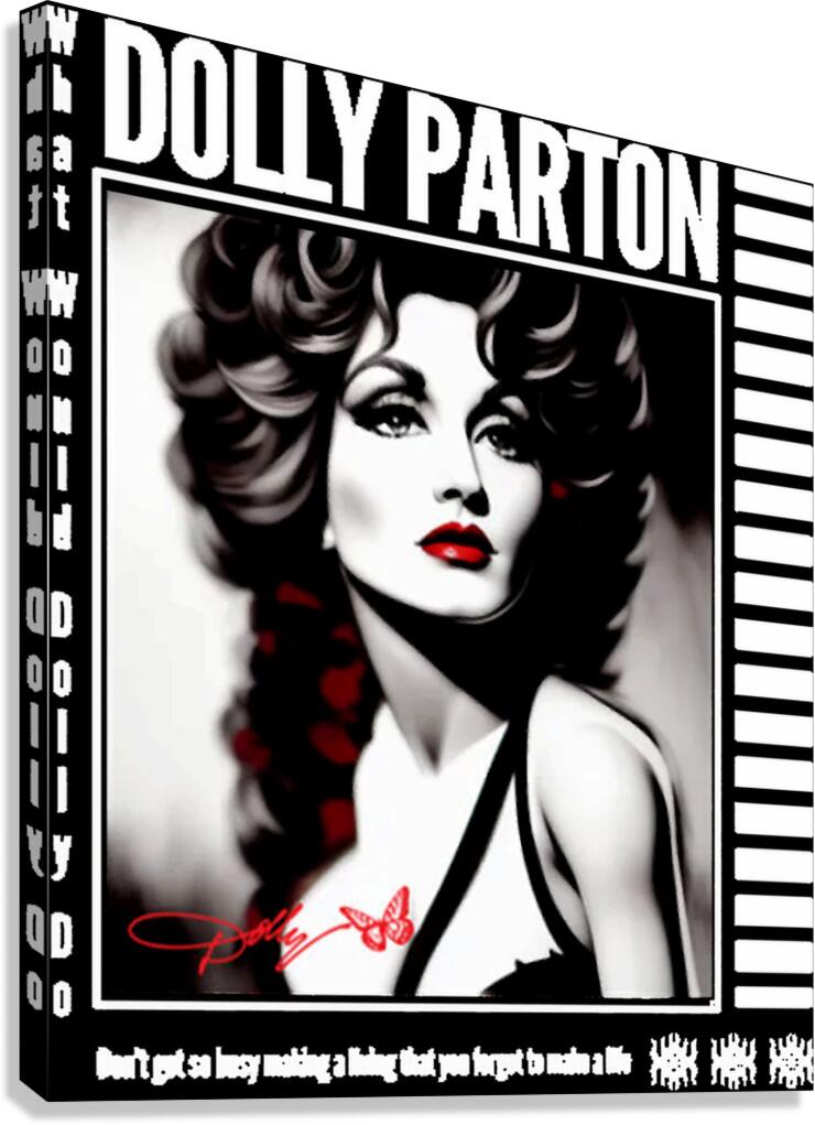 Dolly Parton 52 Canvas Print