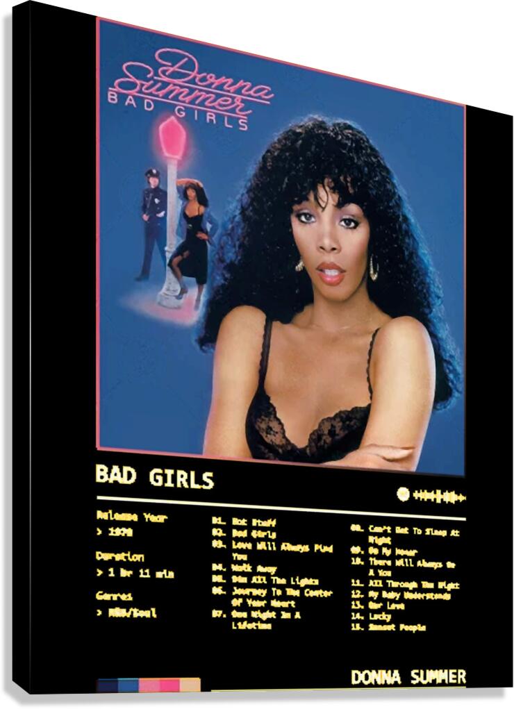 Donna Summer 43 Canvas Print