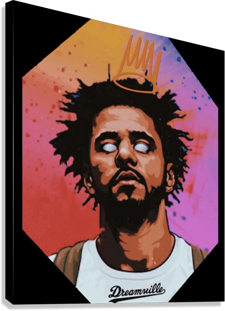 J. Cole 6 Canvas Print