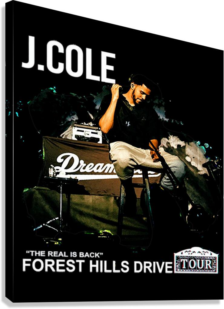J. Cole 25 Canvas Print
