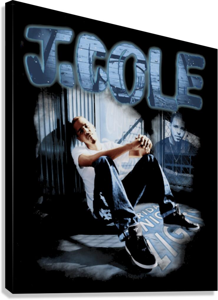 J. Cole 50 Canvas Print