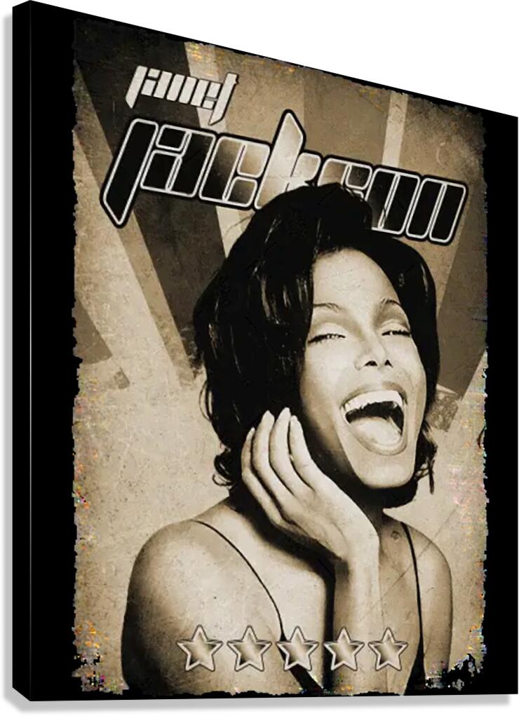 Janet Jackson 20 Canvas Print