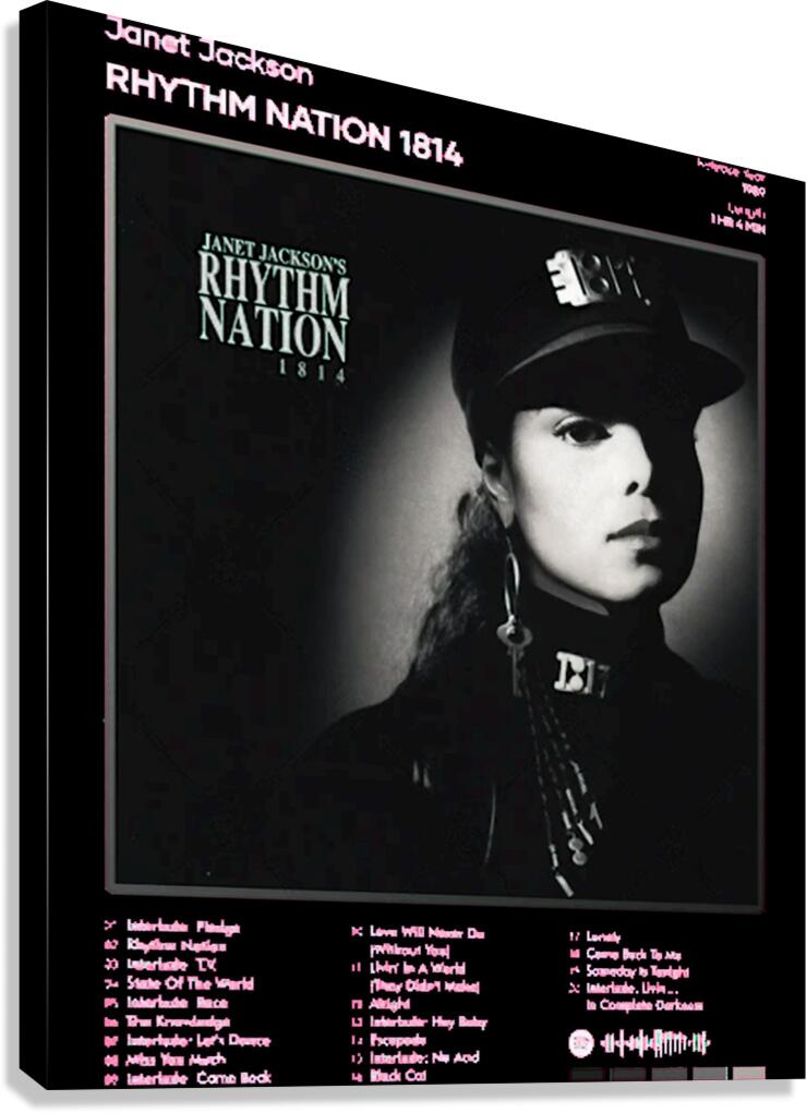 Janet Jackson 23 Canvas Print