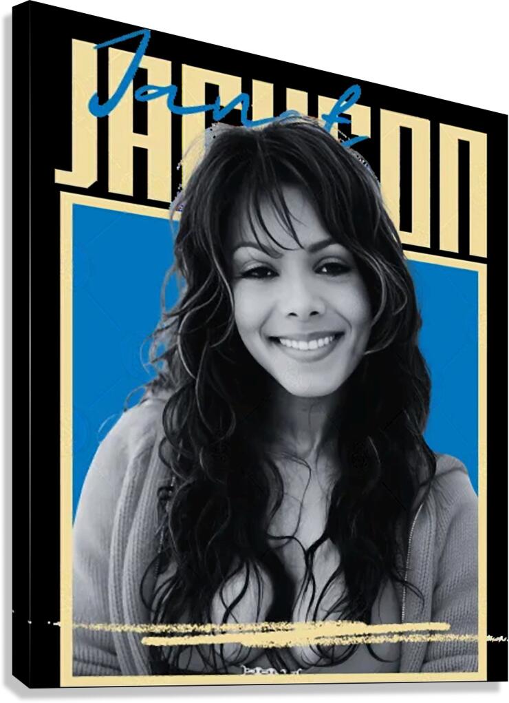 Janet Jackson 19 Canvas Print