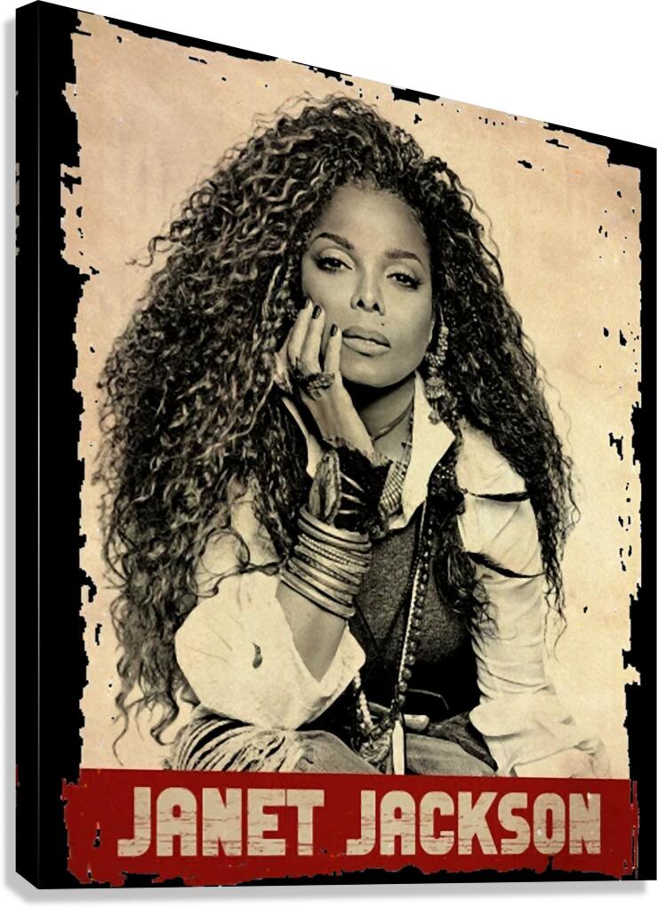 Janet Jackson 43 Canvas Print