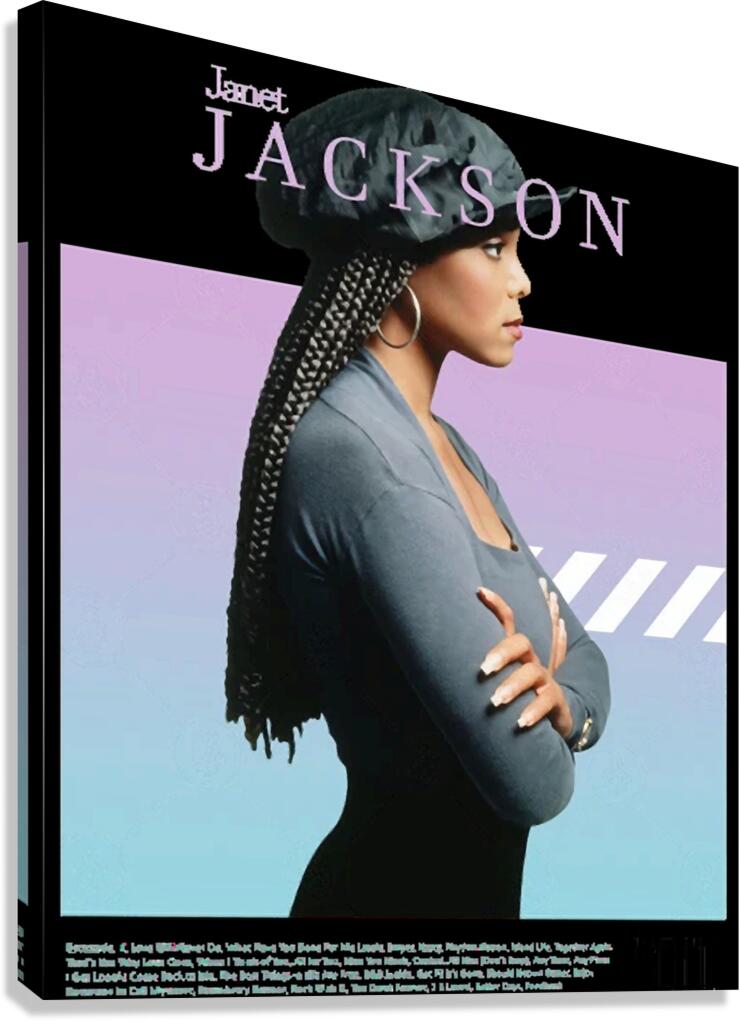 Janet Jackson 44 Canvas Print