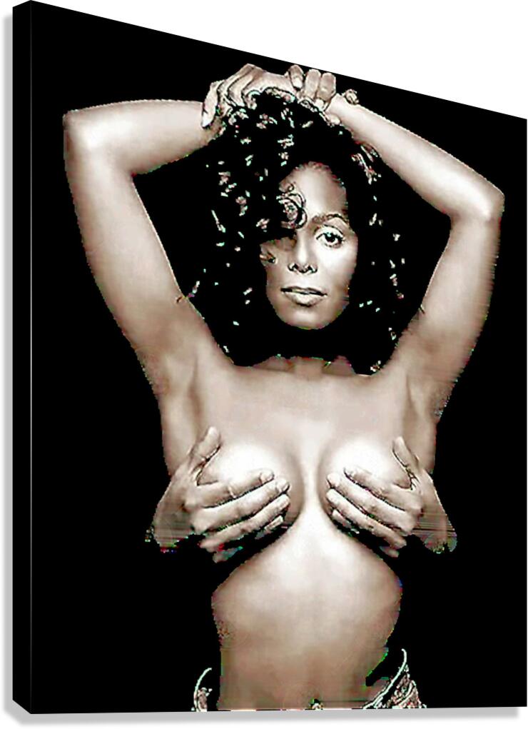 Janet Jackson 50 Canvas Print