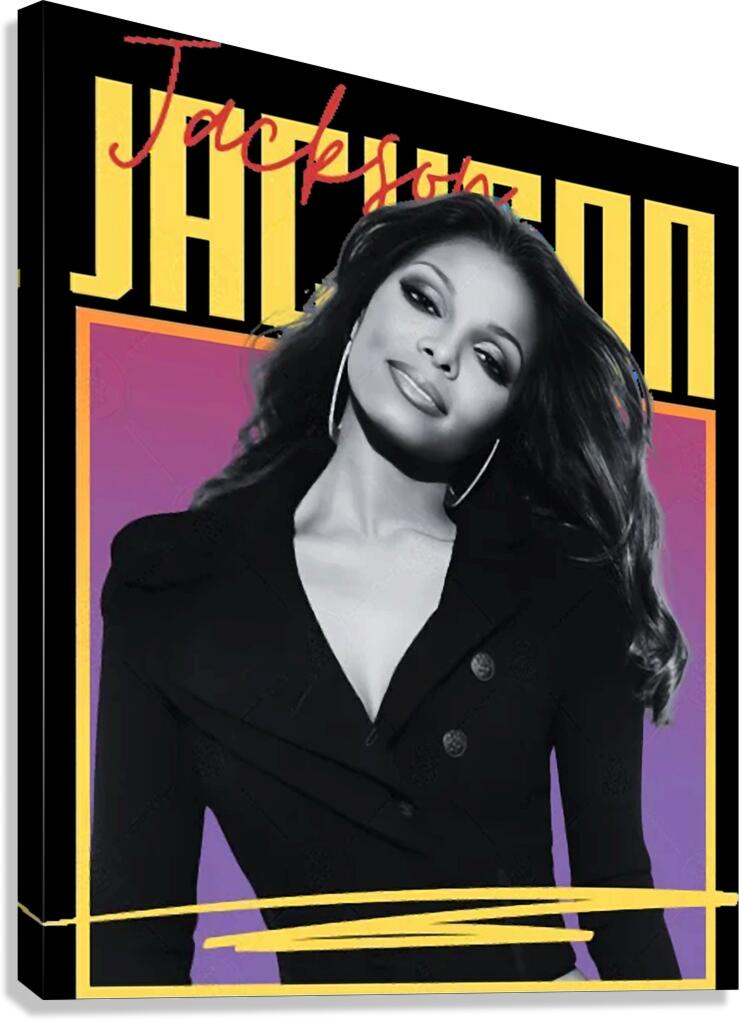Janet Jackson 58 Canvas Print