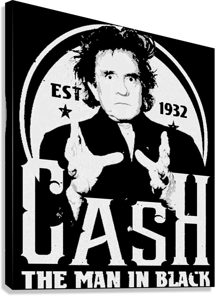 Johnny Cash 2 Canvas Print