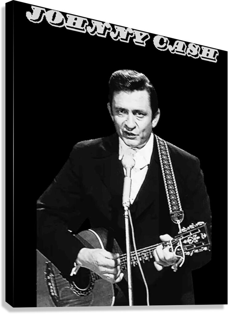 Johnny Cash 39 Canvas Print