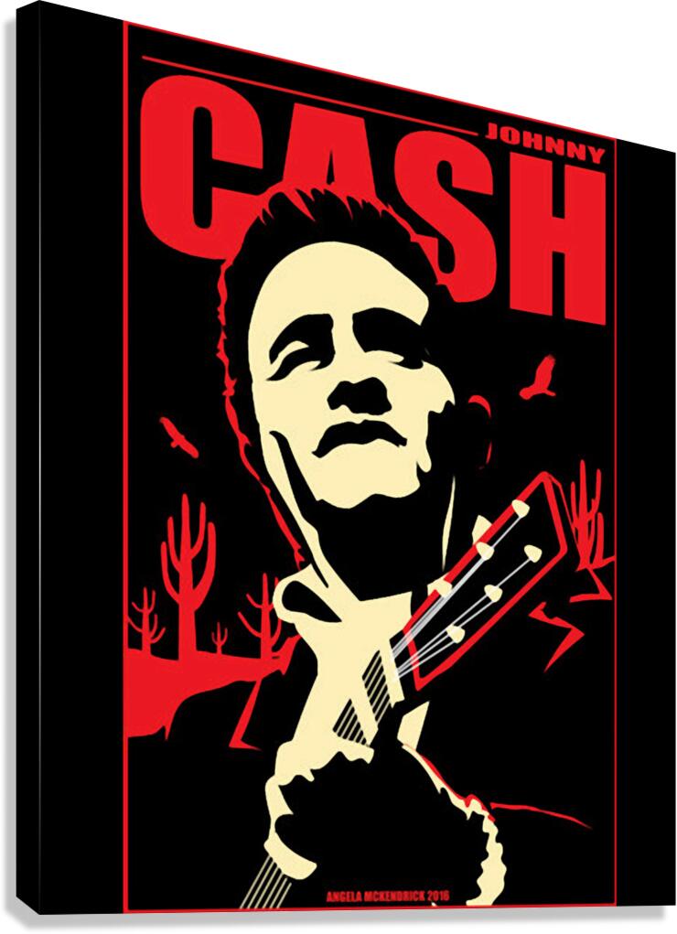 Johnny Cash 49 Canvas Print