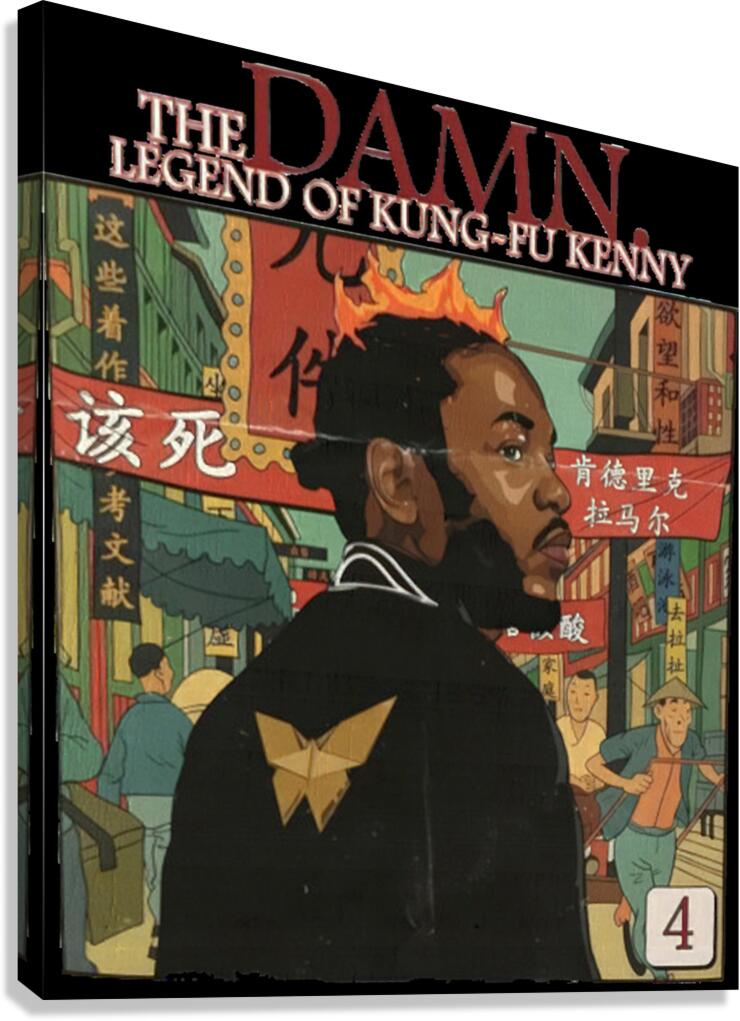 Kendrick Lamar 12 Canvas Print