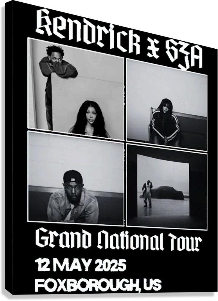 Kendrick Lamar 33 Canvas Print