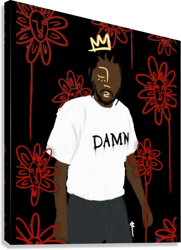 Kendrick Lamar 10 Canvas Print