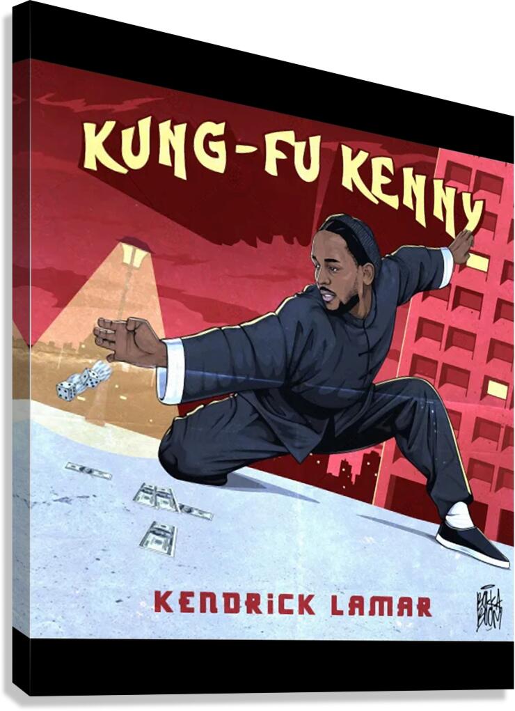 Kendrick Lamar 40 Canvas Print