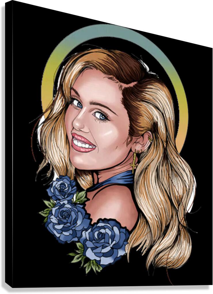 Miley Cyrus 12 Canvas Print