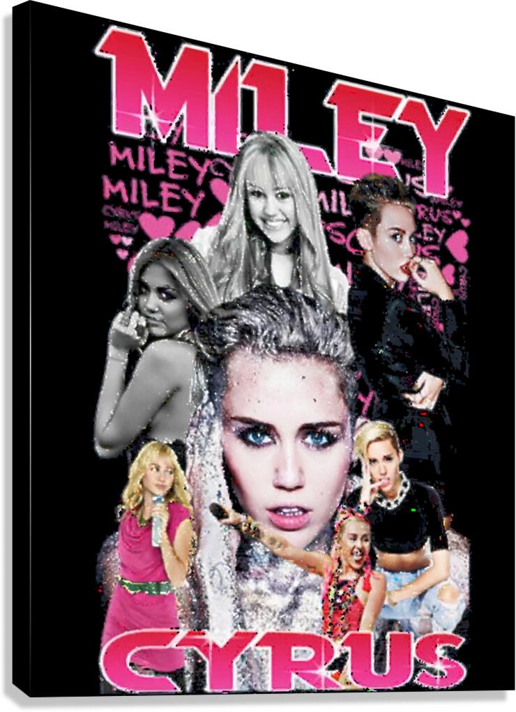 Miley Cyrus 19 Canvas Print