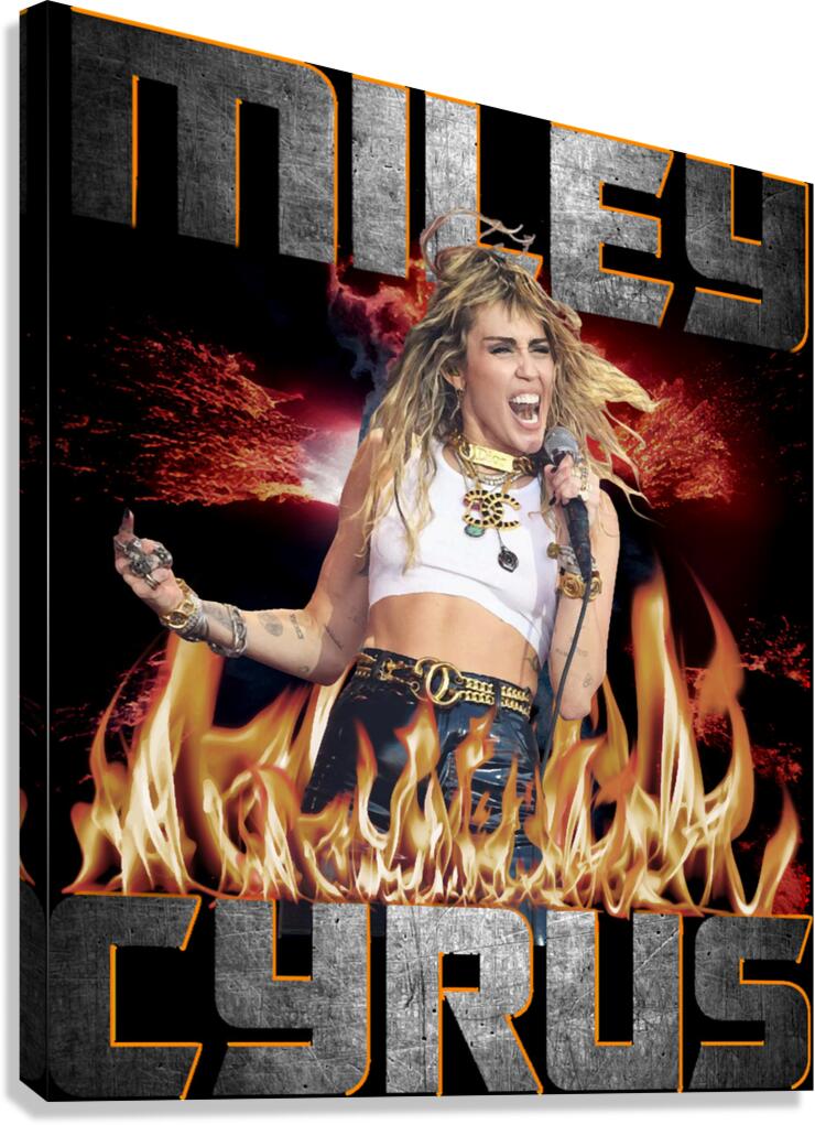 Miley Cyrus 25 Canvas Print
