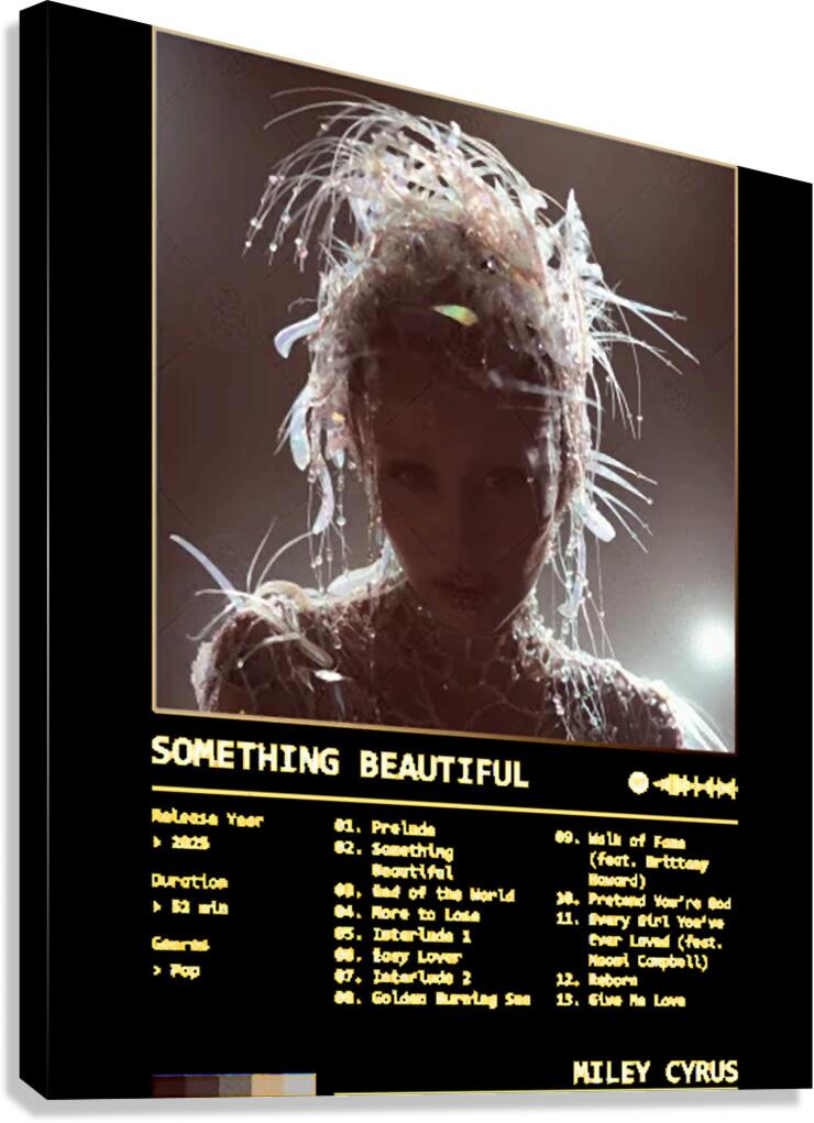 Miley Cyrus 31 Canvas Print