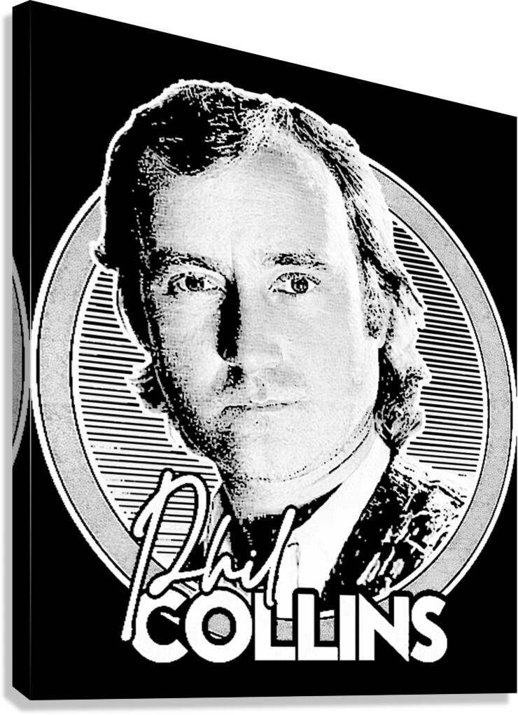 Phil Collins 12 Canvas Print
