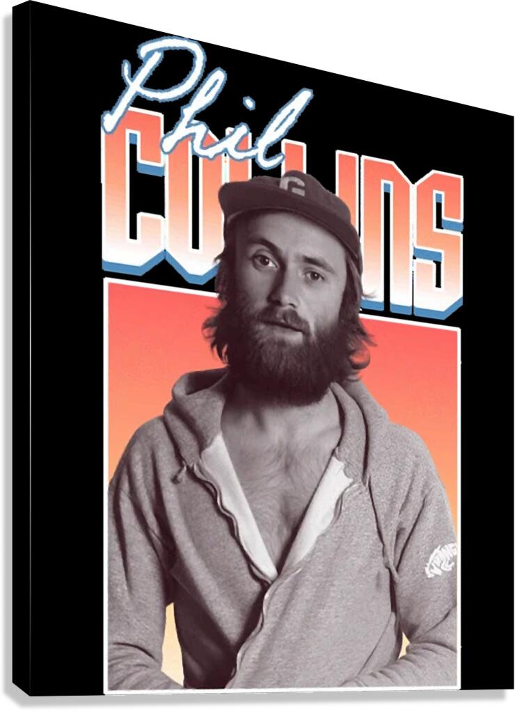 Phil Collins 44 Canvas Print