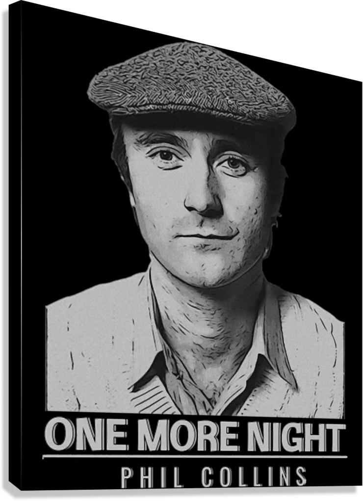 Phil Collins 50 Canvas Print