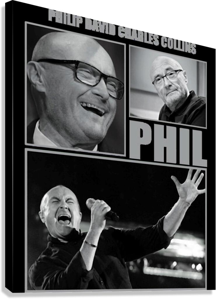 Phil Collins 61 Canvas Print