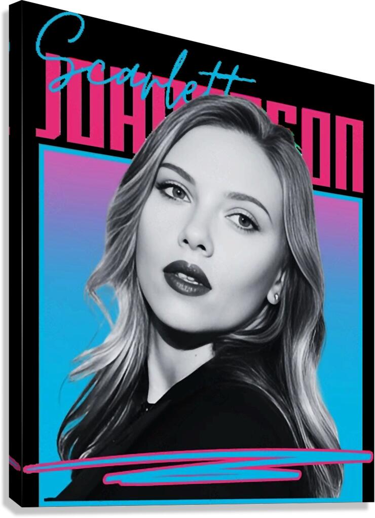 Scarlett Johansson 9 Canvas Print