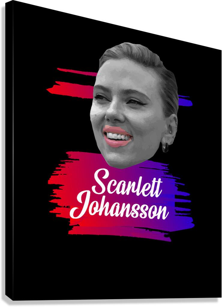 Scarlett Johansson 21 Canvas Print