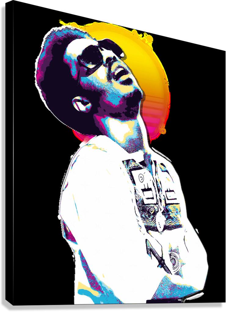 Stevie Wonder 58 Canvas Print