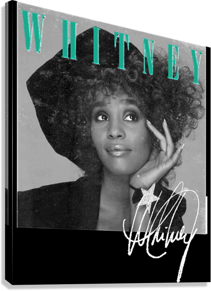 Whitney Houston 16 Canvas Print