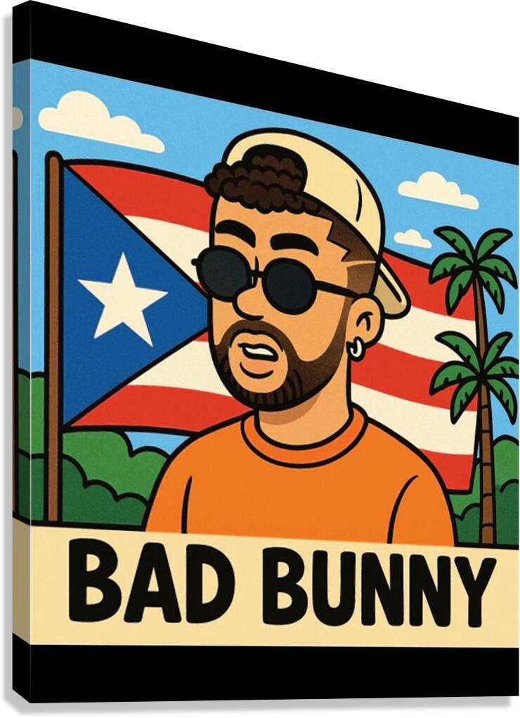 Bad Bunny 37 Canvas Print