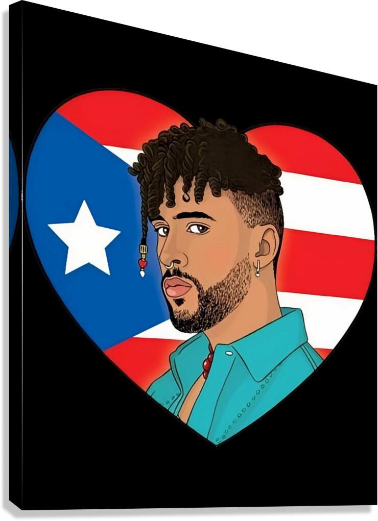 Bad Bunny 43 Canvas Print