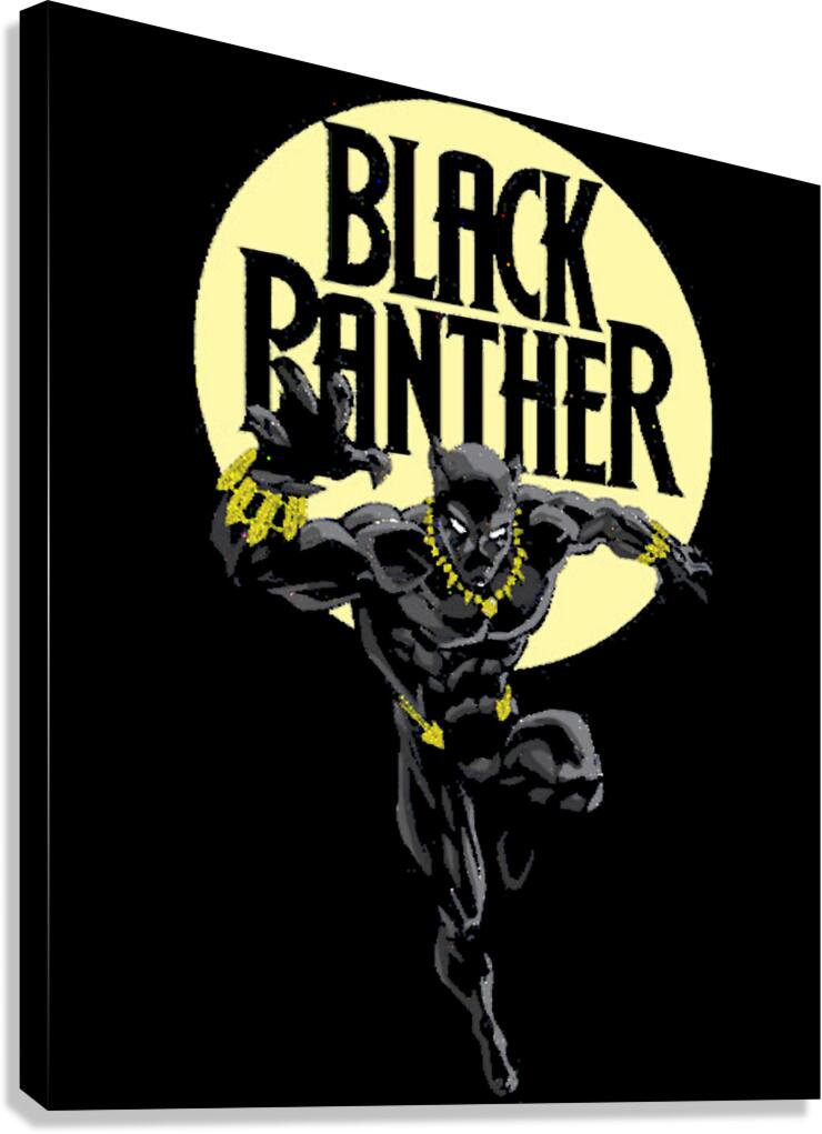 Black Panther 7 Canvas Print