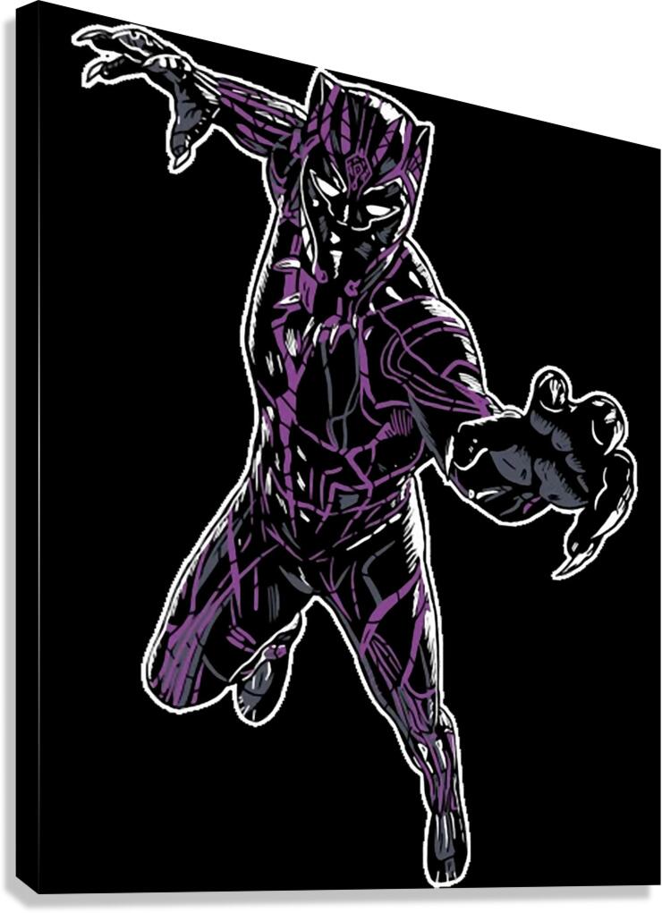 Black Panther 32 Canvas Print