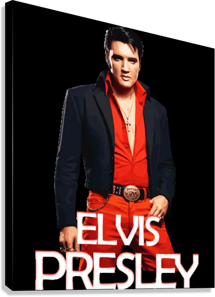 Elvis Presley 40 Canvas Print