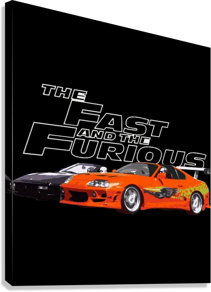 Fast and furious 12 Canvas Print