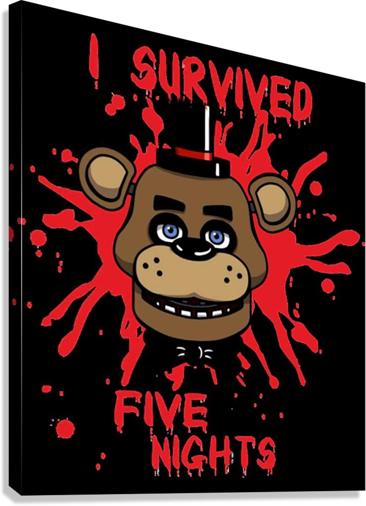 Five Nights at Freddys 30 Canvas Print