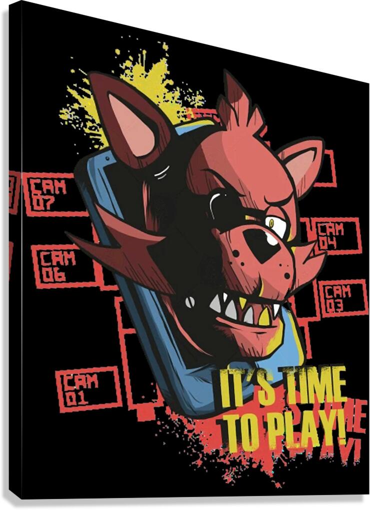 Five Nights at Freddys 50 Canvas Print
