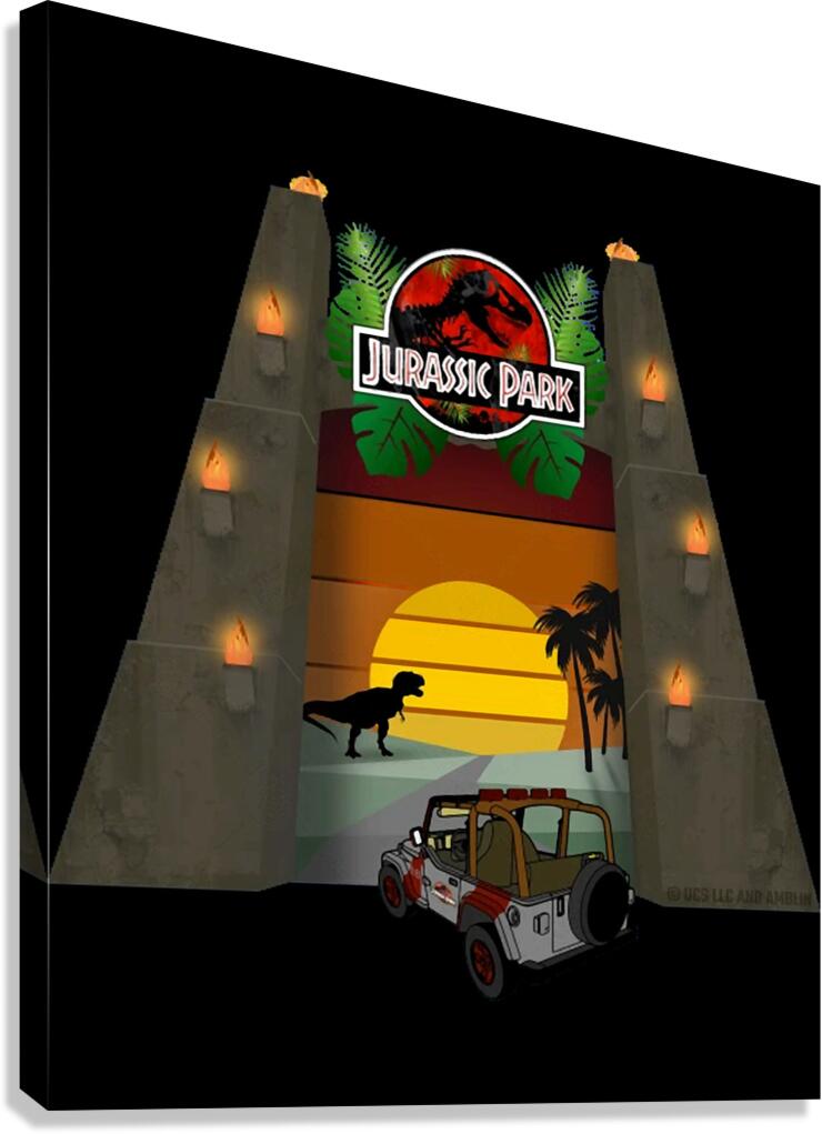 Jurassic Park 9 Canvas Print