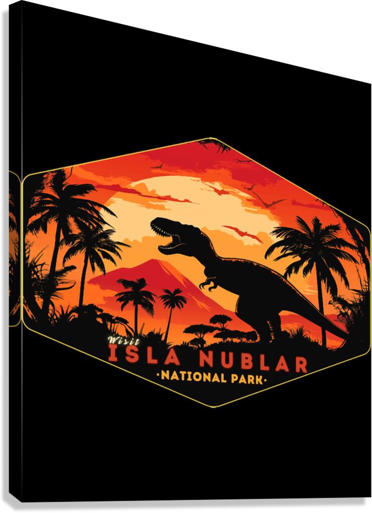 Jurassic Park 16 Canvas Print